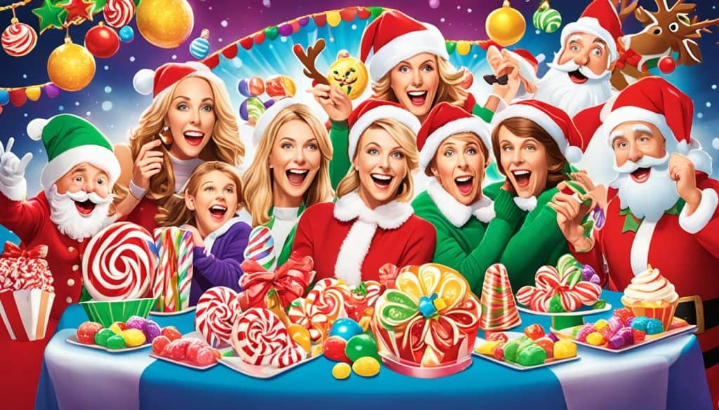 keseruan tema festif sugar rush xmas